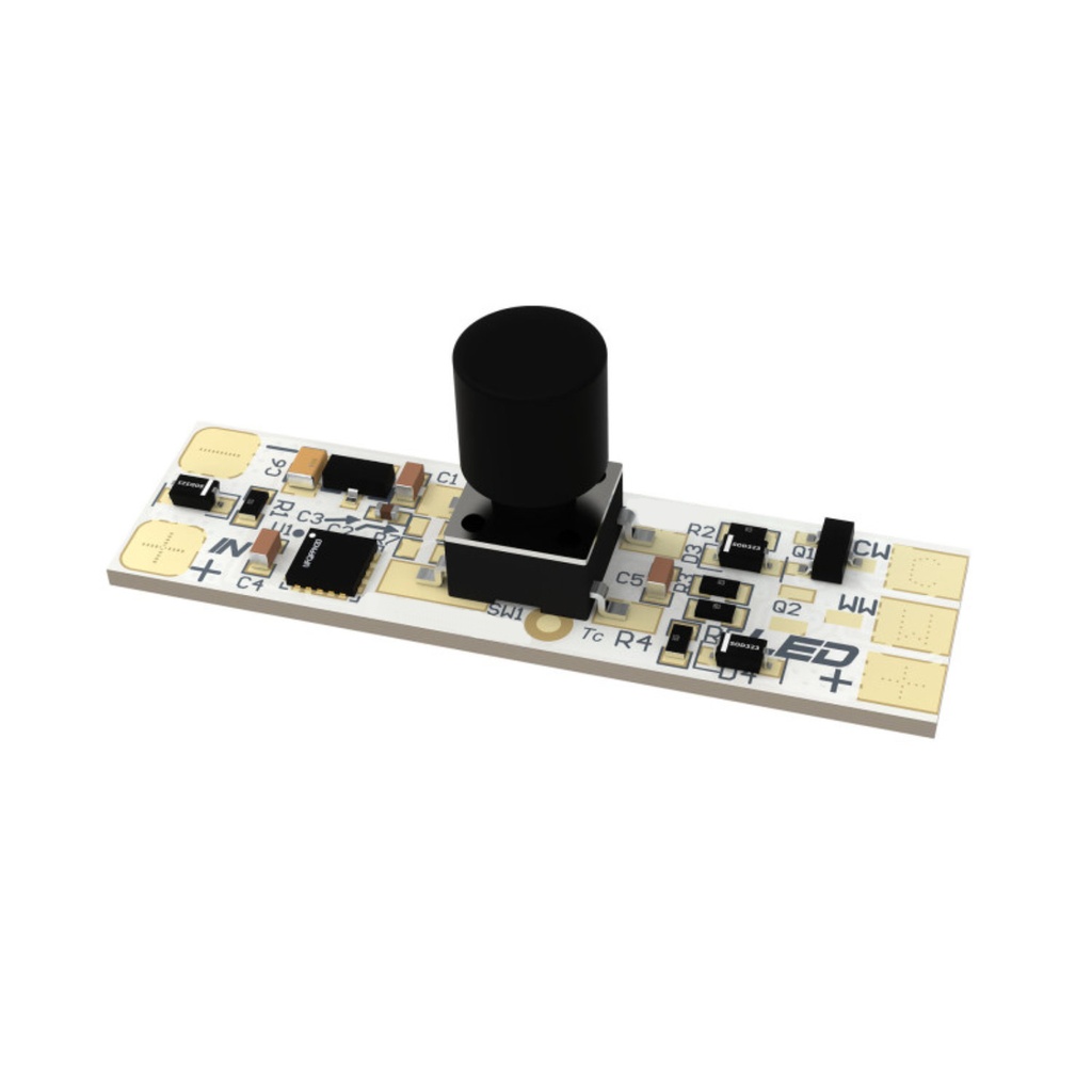 [MOU-DITA-1CH10A/CH270W-35] Touch Dimmer Monochrome, 1CH, 10A/CH, 270W, 35 mm
