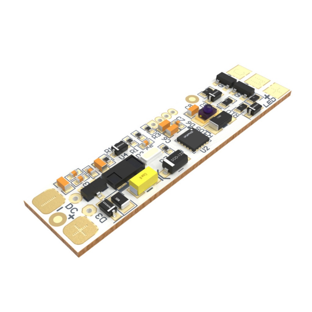 [MOU-KOGE-2CH3A/CH81W-40] Gesture Dimmer tunable white, 2CH, 3A/CH, 81W, 40 mm